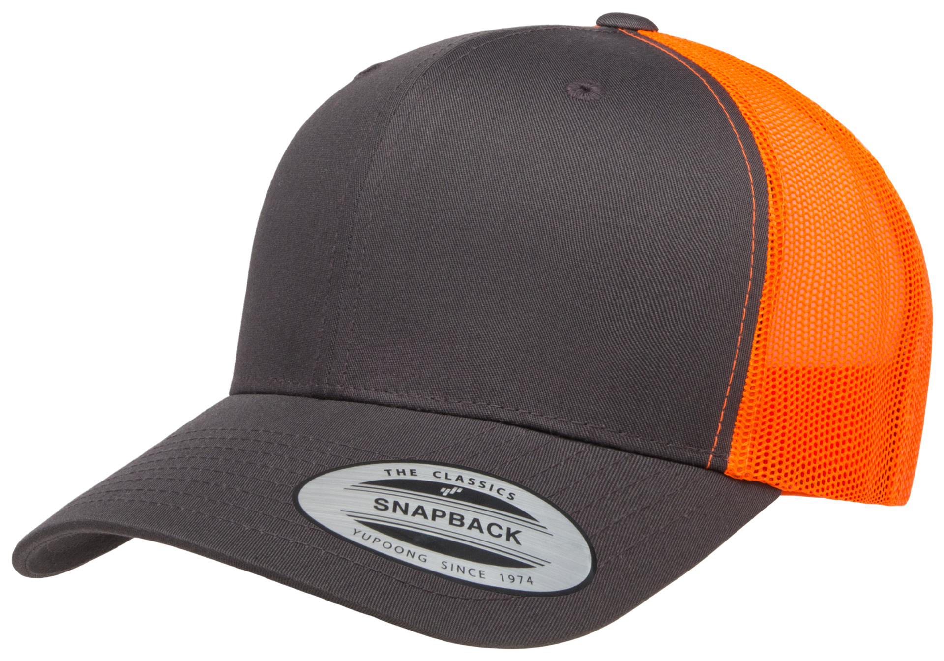 Charcoal/Neon Orange
